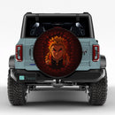 Kyojuro Demon Slayer Break Wall Jeep Car Spare Tire Cover