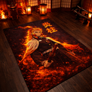 Kyojuro Rengoku Demon Slayer Anime Rectangular Area Rug