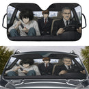 L Lawliet x Light Yagami x Soichiro Yagami Death Note Car Auto Sunshades
