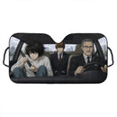 L Lawliet x Light Yagami x Soichiro Yagami Death Note Car Auto Sunshades