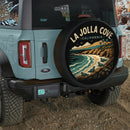 La Jolla Cove California Beach Car Spare Tire Cover