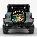 La Jolla Cove California Beach Car Spare Tire Cover