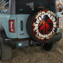 Ladybug Stained Glass Jeep Car Spare Tire Cover