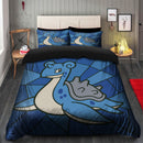 Lapras Stained Glass Bedding Set