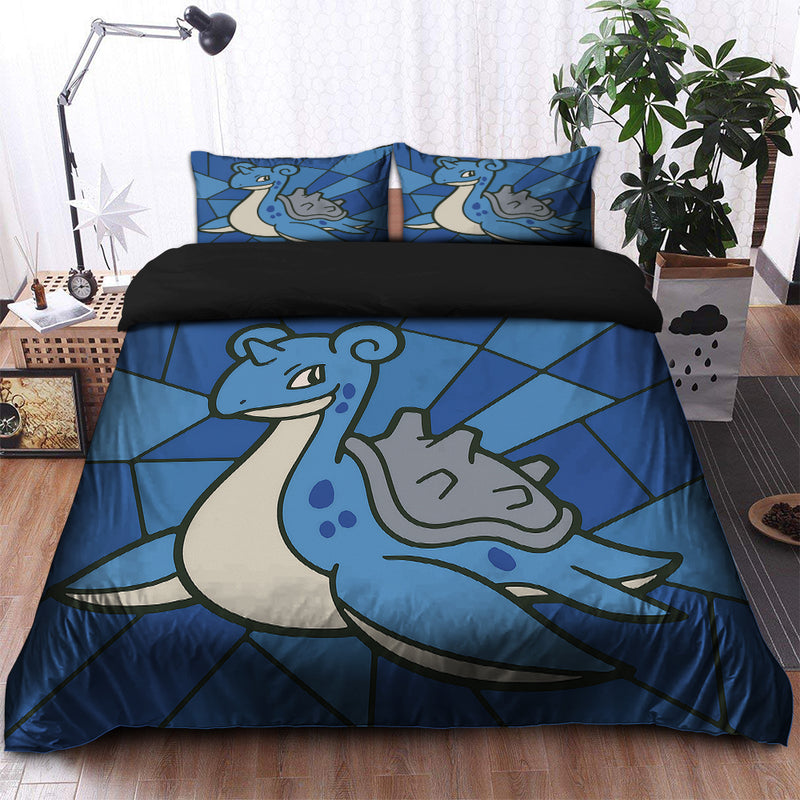 Lapras Stained Glass Bedding Set