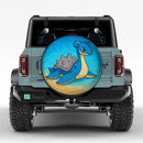Lapras Pokemon Stained Glass Jeep Car Spare Tire Cover