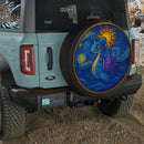 Lapras Pokemon Starry Night Stained Glass Jeep Car Spare Tire Cover