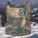 Lapras Pokemon Japan Style Woven Throw Blanket