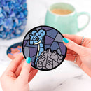 Lapras Pokemon Stained Glass Decor Coaster - Gift Idea
