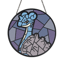 Lapras Pokemon Round Stained Glass Suncatcher