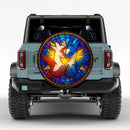 Latias Latios Pokemon Stained Glass Jeep Car Spare Tire Cover