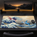 Latios Vs Latias Pokemon Great Wave Desk Mat
