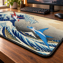 Latios Vs Latias Pokemon Great Wave Desk Mat
