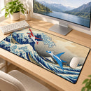 Latios Vs Latias Pokemon Great Wave Desk Mat
