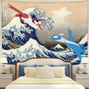 Latios vs Latias Pokemon The Great Wave Tapestry