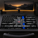 Law Enforcement American Flag Desk Mat