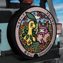 Bayleef Florges Japan Anime Pokemon Jeep Car Spare Tire Cover
