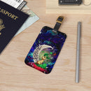 Leafeon Evee Evolution Pokemon Love You To The Moon Galaxy Luggage Tag