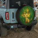Leafeon Pokemon Stained Glass Jeep Car Spare Tire Cover