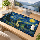 Leafeon Pokemon Starry Night Desk Mat