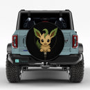 Leafeon Pokemon Zipper Jeep Car Spare Tire Cover