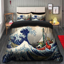 Legend Of Zelda The Great Wave Japan Bedding Set