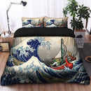 Legend Of Zelda The Great Wave Japan Bedding Set
