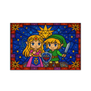 Legend of Zelda Stained Glass Jigsaw Puzzle