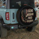 Legend Husband Dad Grandpa Eagle American Car Spare Tire Cover