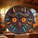 Legend Of Zelda Mask Stained Glass Suncatcher