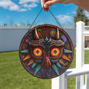 Legend Of Zelda Mask Stained Glass Suncatcher