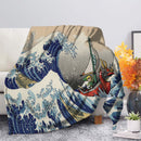 Legend Of Zelda The Great Wave Premium Blanket