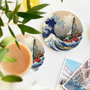 Legend Of Zelda The Great Wave Japan Ceramic Decor Coaster - Gift Idea
