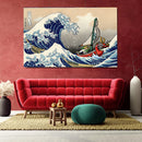 Legend Of Zelda The Great Wave Japan - Living Room - Canvas Wall Art - Print - Wall Decor