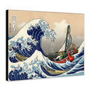 Legend Of Zelda The Great Wave Japan - Living Room - Canvas Wall Art - Print - Wall Decor