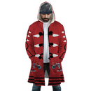 Legendary Groudon Pokemon Hooded Fleece Cloak Coat