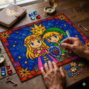 Legend of Zelda Stained Glass Jigsaw Puzzle