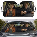 Leon S. Kennedy x Ashley Graham Resident Evil Car Auto Sunshades