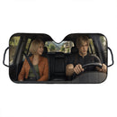 Leon S. Kennedy x Ashley Graham Resident Evil Car Auto Sunshades