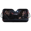 Leon S. Kennedy x Grace Ashcroft Resident Evil Requiem Custom Car Windshield Sunshades