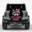 Let's Cause Chaos Spare Tire Cover
