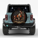 Liberty Or Death Skull Patriotic Car Spare Tire Cover