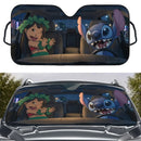 Lilo And Stitch Drive Funny Hawai Custom Car Windshield Sunshades