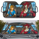 Link x Prince Sidon The Legend Of Zelda Breath Of the Wild Car Auto Sunshades