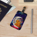 Lion King Simba Nala Love You To The Moon Galaxy Luggage Tag