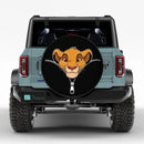 Lion King Simba Unzipped Jeep Car Spare Tire Cover