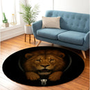 Lion Zipper Round Rug