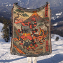 Litten Torracat Incineroar Pokemon Japan Style Woven Throw Blanket