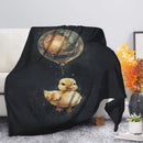 Little Chicken Watercolor Star Night Premium Blanket