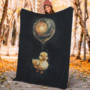Little Chicken Watercolor Star Night Premium Blanket